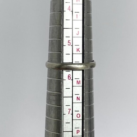 VTG Sterling Silver 925 Filigree Scrollwork Oval Bezel Set Green Onyx Ring 5.5 - Picture 9 of 16